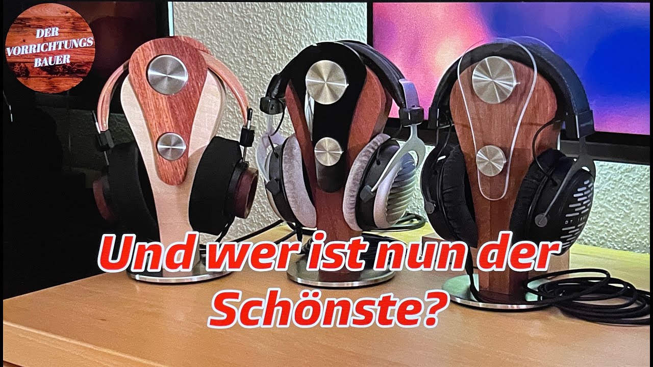 Design Kopfhörerständer selbst gebaut | Der Vorrichtungsbauer