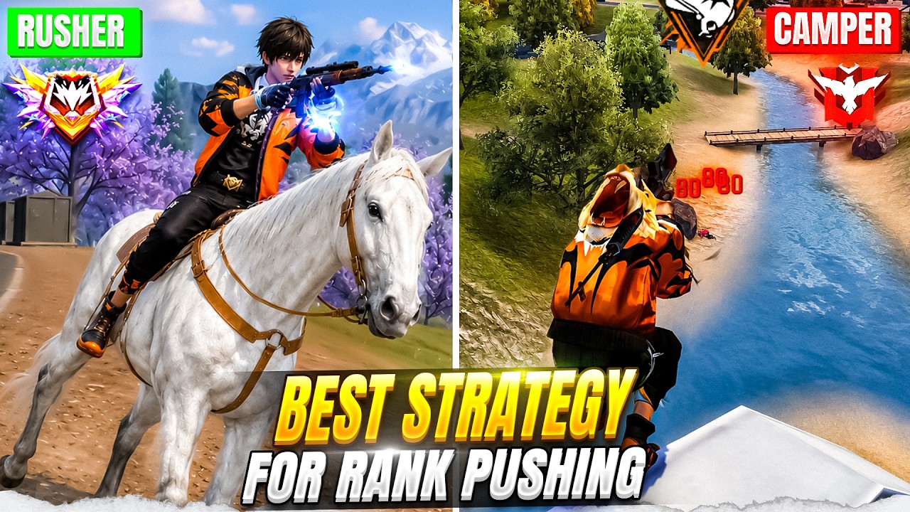 Fastest Way to Reach Grandmaster in BR Rank Rusher🔥 vs Camper🃏|Best Strategy for Grandmaster Push