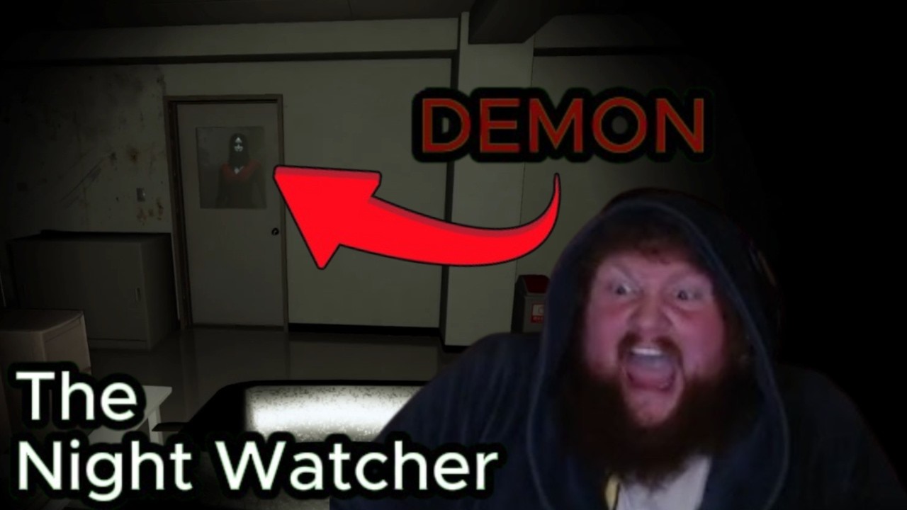 CaseOh JUMPSCARED playing THE NIGHT WATCHER!!