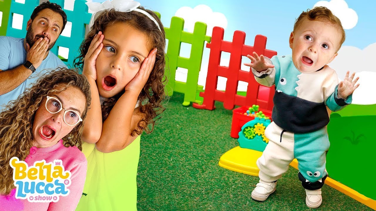 O Bebê quer Aprender Andar + Outras Músicas Infantis por Bella e Lucca Lisa Show