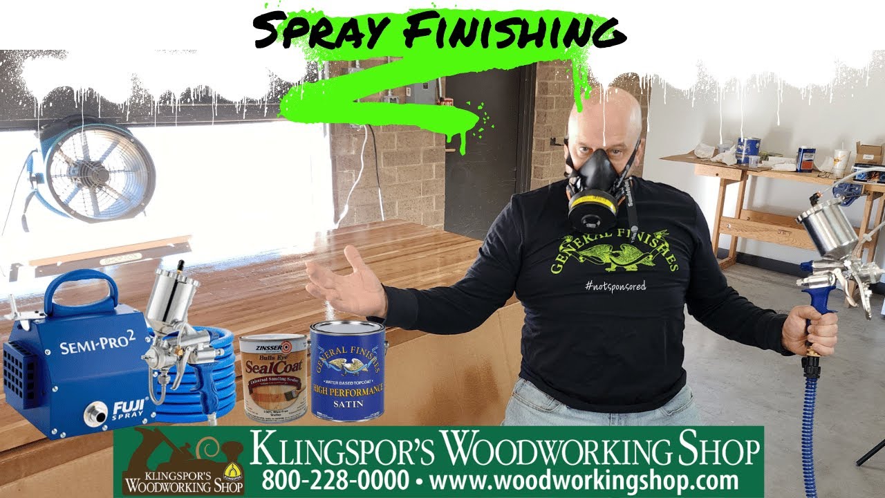 Spray Finishing the Boss' Desktop
