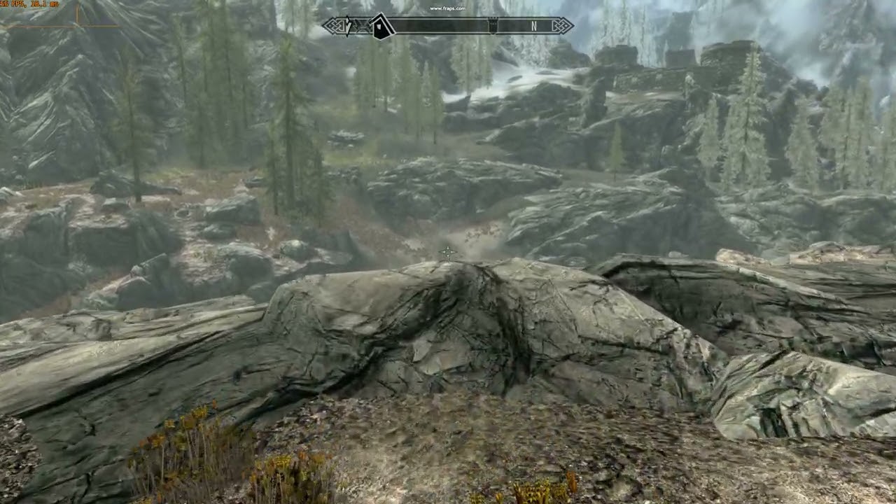 Skyrim Vanilla Ground Texture Pop In Issue