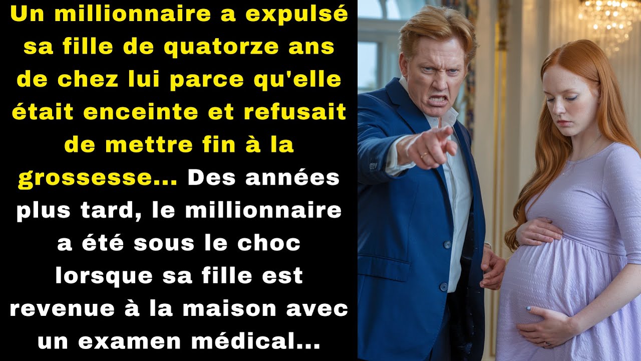 Un millionnaire a expulsé sa fille de quatorze ans de chez lui parce qu'elle était enceinte et...