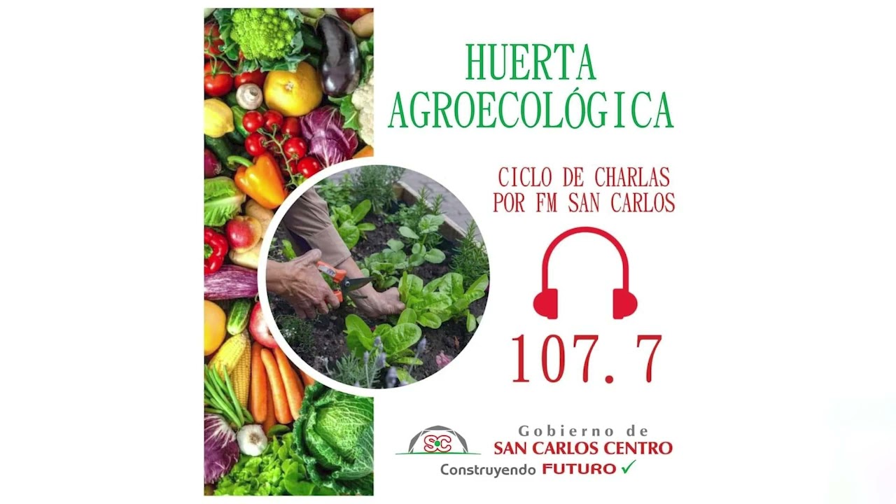 CICLO DE CHARLAS SOBRE HUERTA AGROECOLÓGICA POR FM SAN CARLOS.