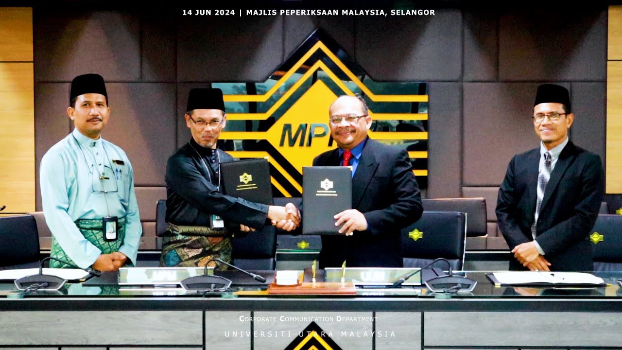 LIPUTAN MAJLIS MENANDATANGANI MoU ANTARA MAJLIS PEPERIKSAAN MALAYSIA DENGAN UUM