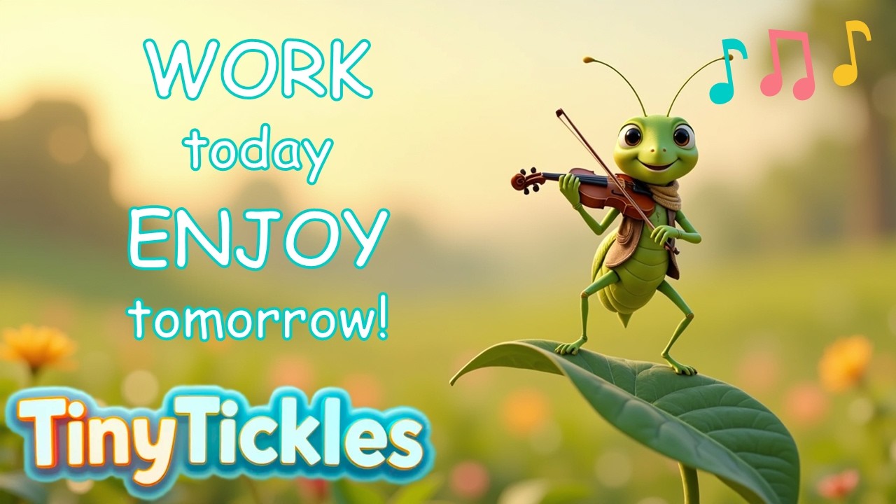 The Ant and the Grasshopper | A Musical Fable of Work and Play l ♫ TinyTickles Fable Songs ♫
