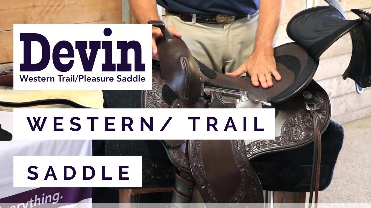 The Devin Western Trail Saddle by Schleese Saddlery