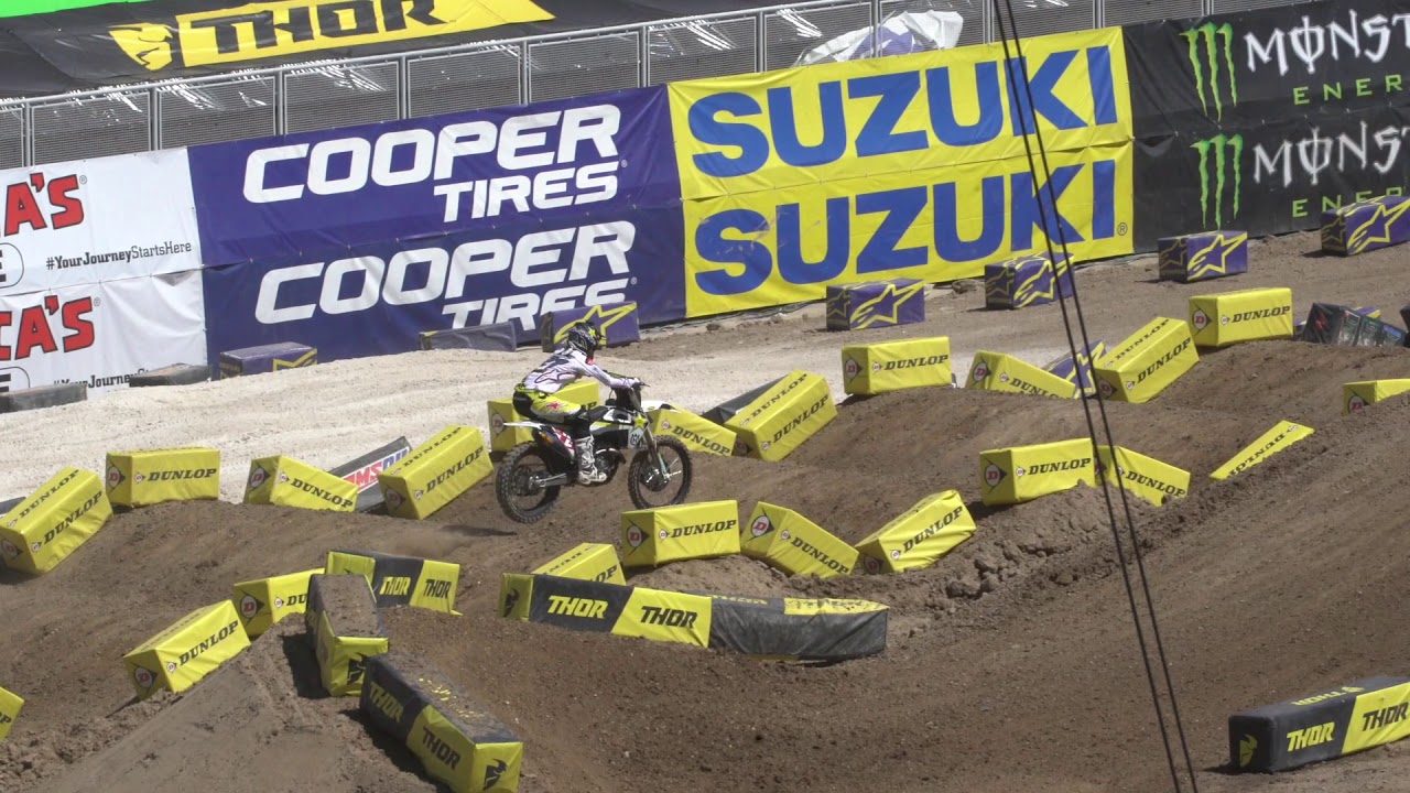 RAW: Jason Anderson full lap press day Las Vegas Supercross 2018