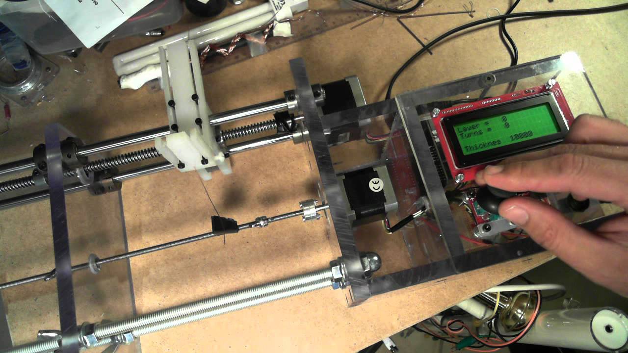 Simple CNC Coil Winder under construction