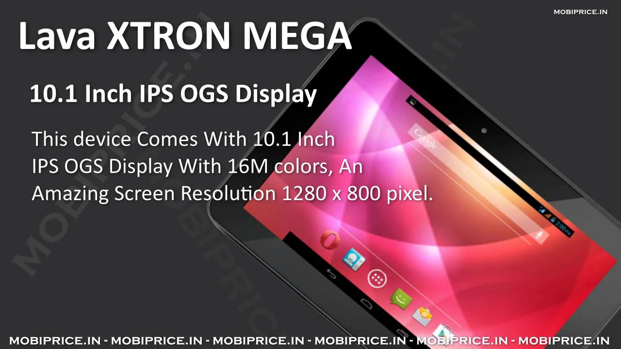 Lava XTRON MEGA launch with 10.1 Inch Display, 6000mAh battery, 1GB RAM, Android 4.4