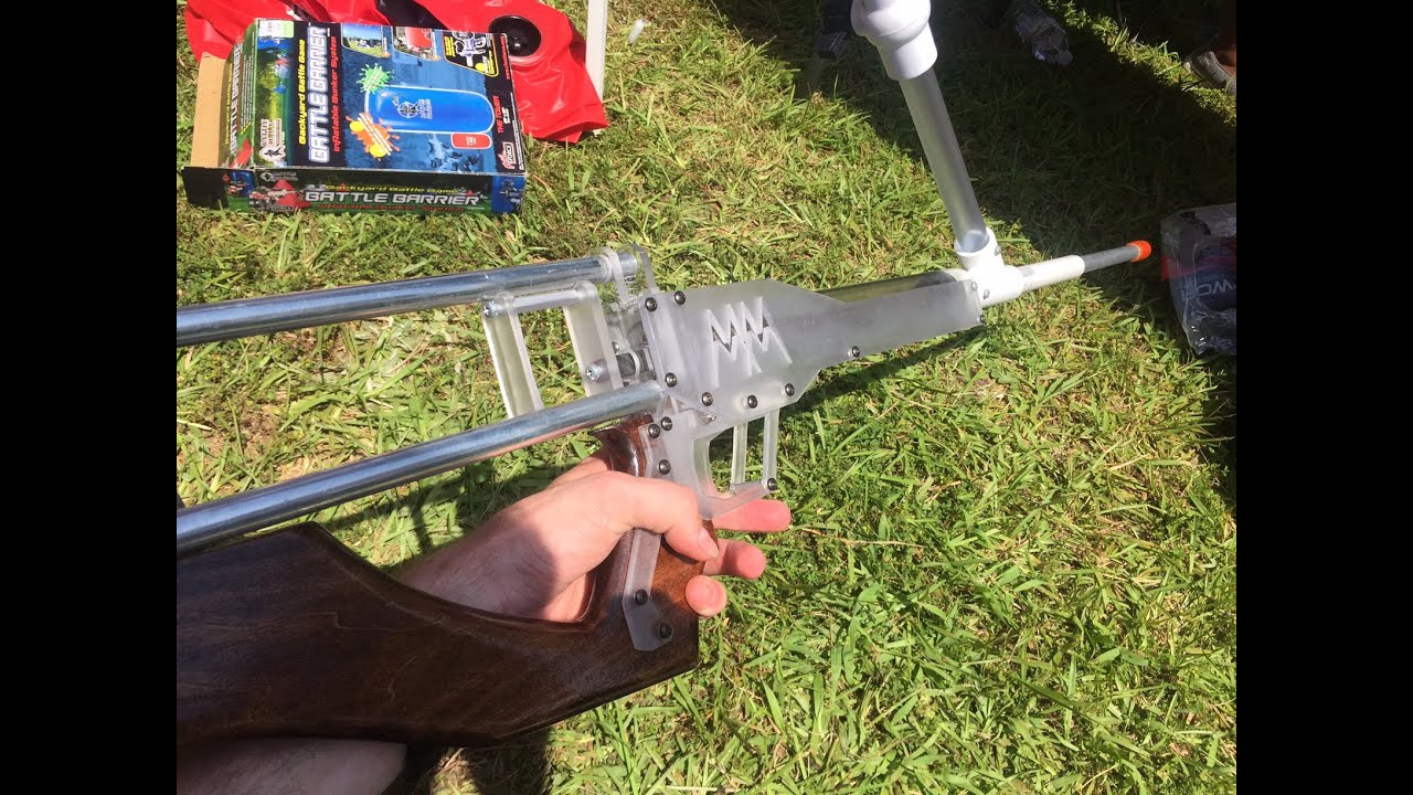 Homemade Nerf Gun: The PlusBow, Full K26 Pullback Primary
