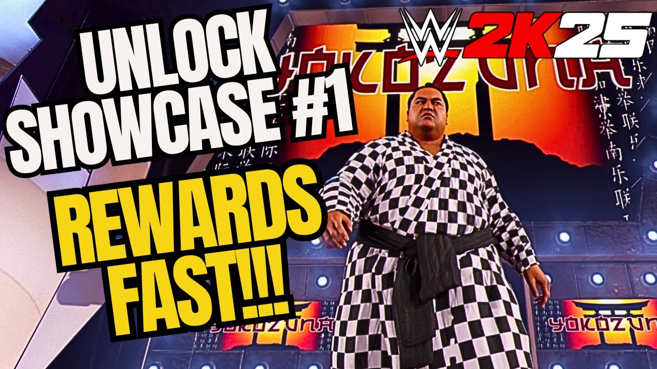 WWE 2K25 Showcase #1 Полное руководство | Получите ВСЕ 9 наград быстро и легко!