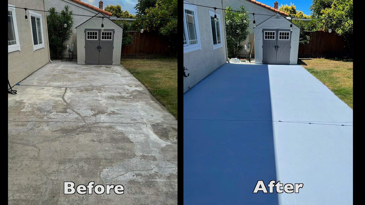 自己动手翻新后院水泥地 我却有些后悔了 - 花花DIY