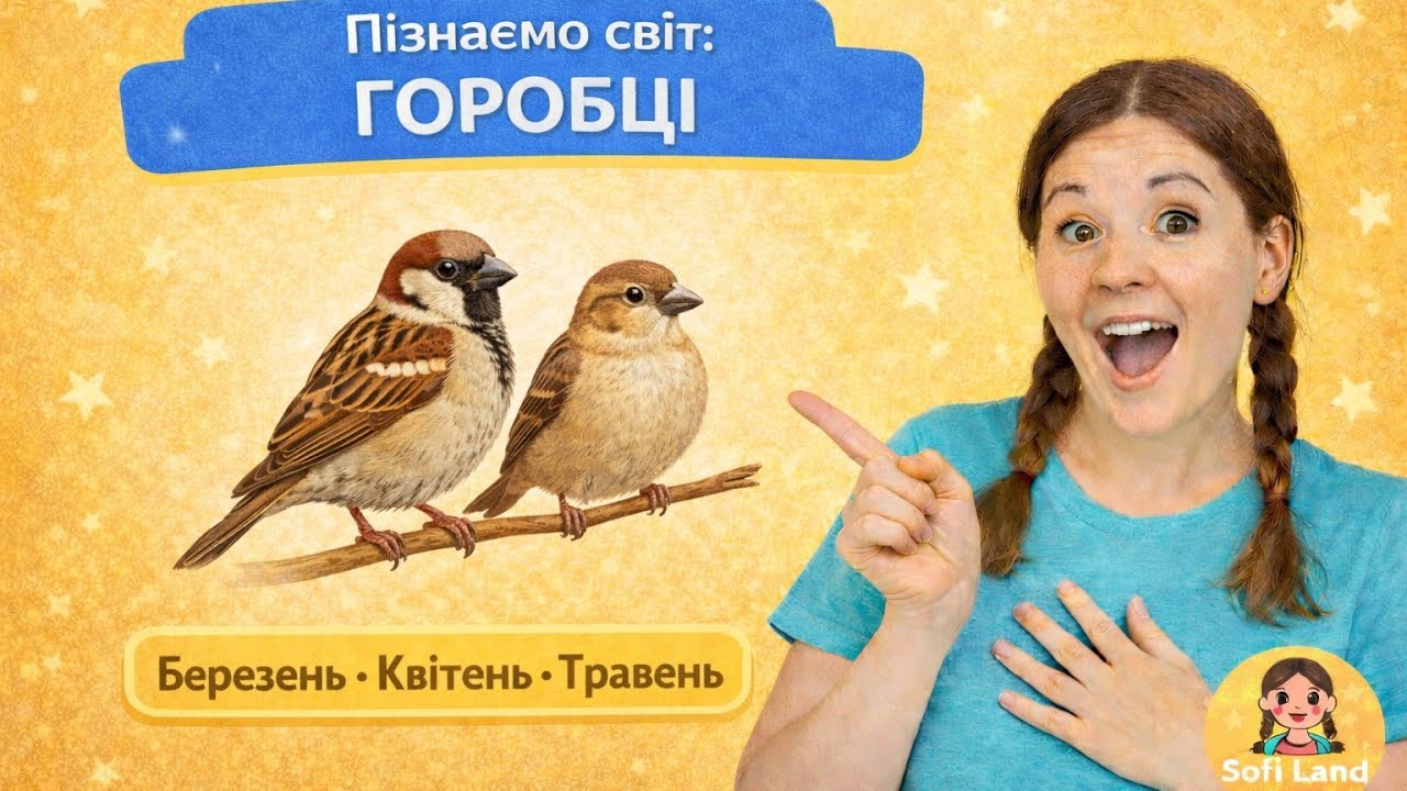 🌱 Пізнаємо світ| Горобець 