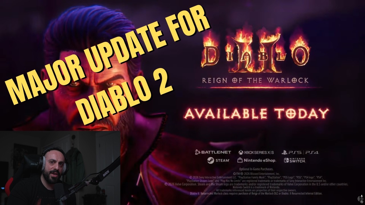 WE'RE GETTING A MAJOR UPDATE FOR DIABLO 2!!!