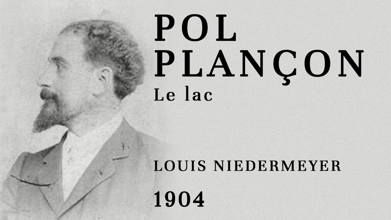 Pol Plançon - Le lac (Niedermeyer) - Recorded 1904 #RARE