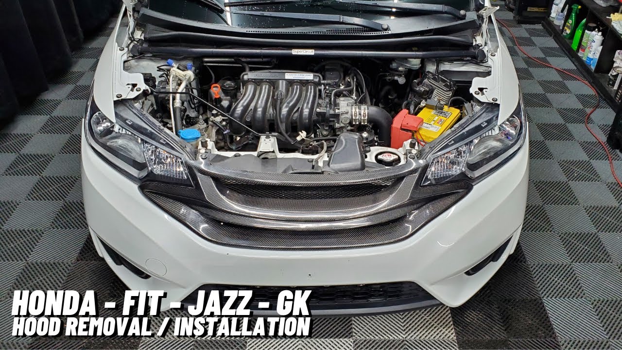2015+ Honda Fit - Jazz - GK | Hood Removal & Installation | Hood Replacement | Step by Step & P.O.V.