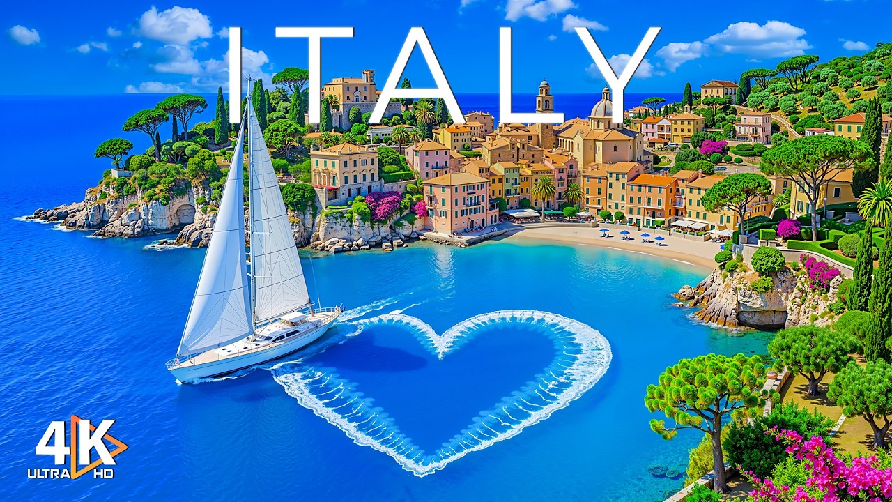 Italy 4K – Coastal Villages, Rolling Hills & Timeless Beauty, and Deep House Chill Vibes