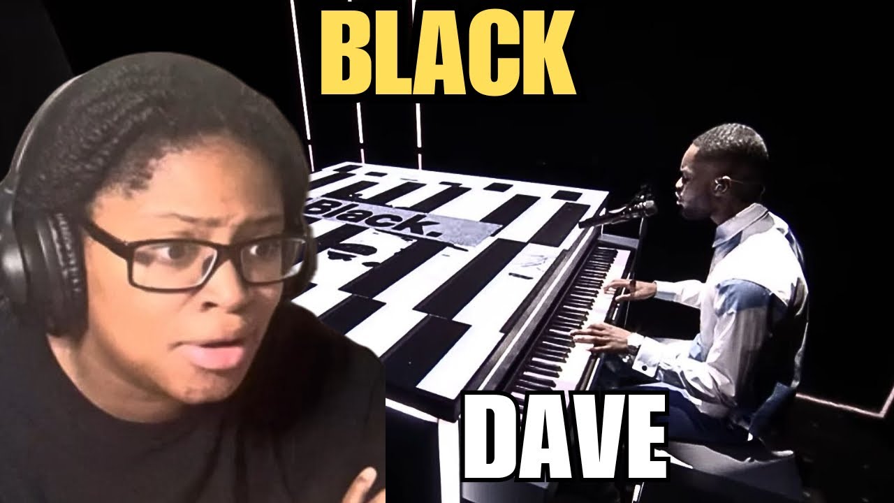 First Time Reaction | Dave- Black (Live at BRITs 2020) #dave #britawards #music