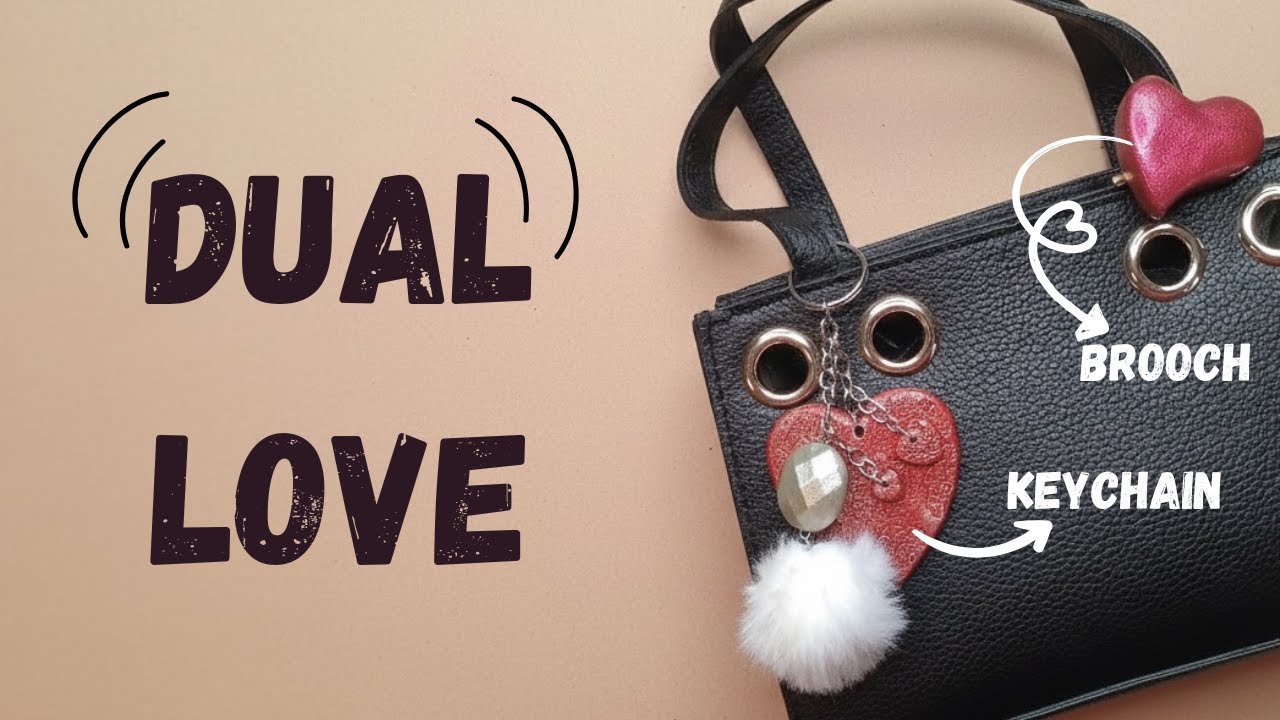 DIY Valentine’s Day Clay Accessories | Handmade Keychain & Brooch