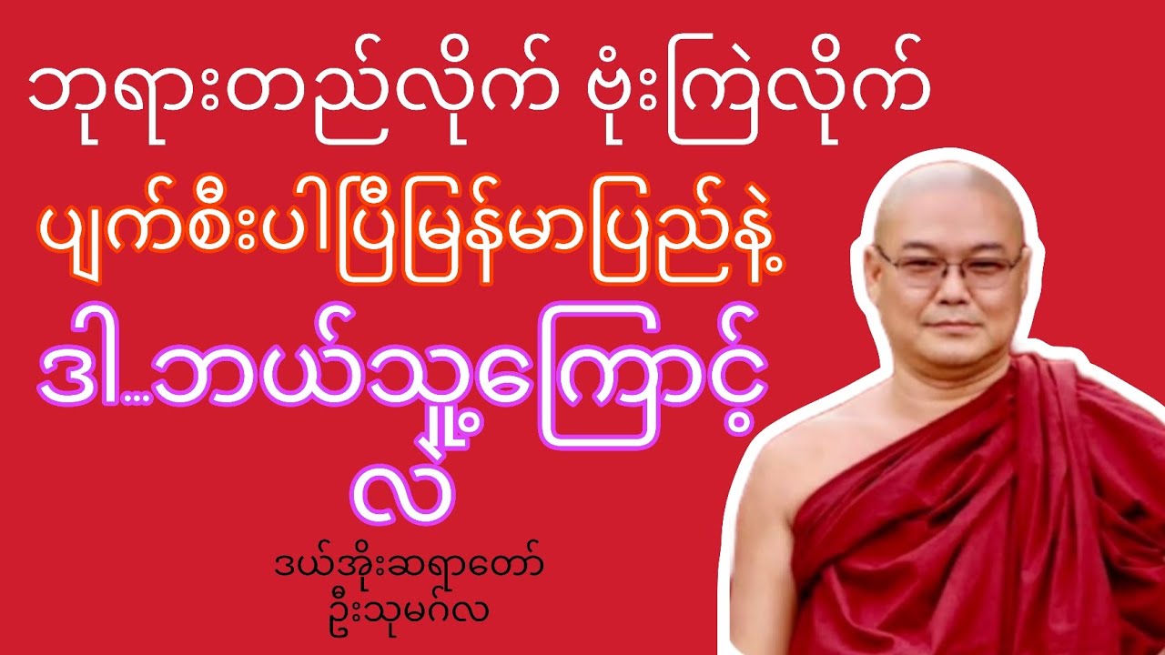 လက်နက်အားကိုးတဲ့လူငါးသိန်း-(ဒယ်အိုးဆရာတော်ဦးသုမဂ်လ)