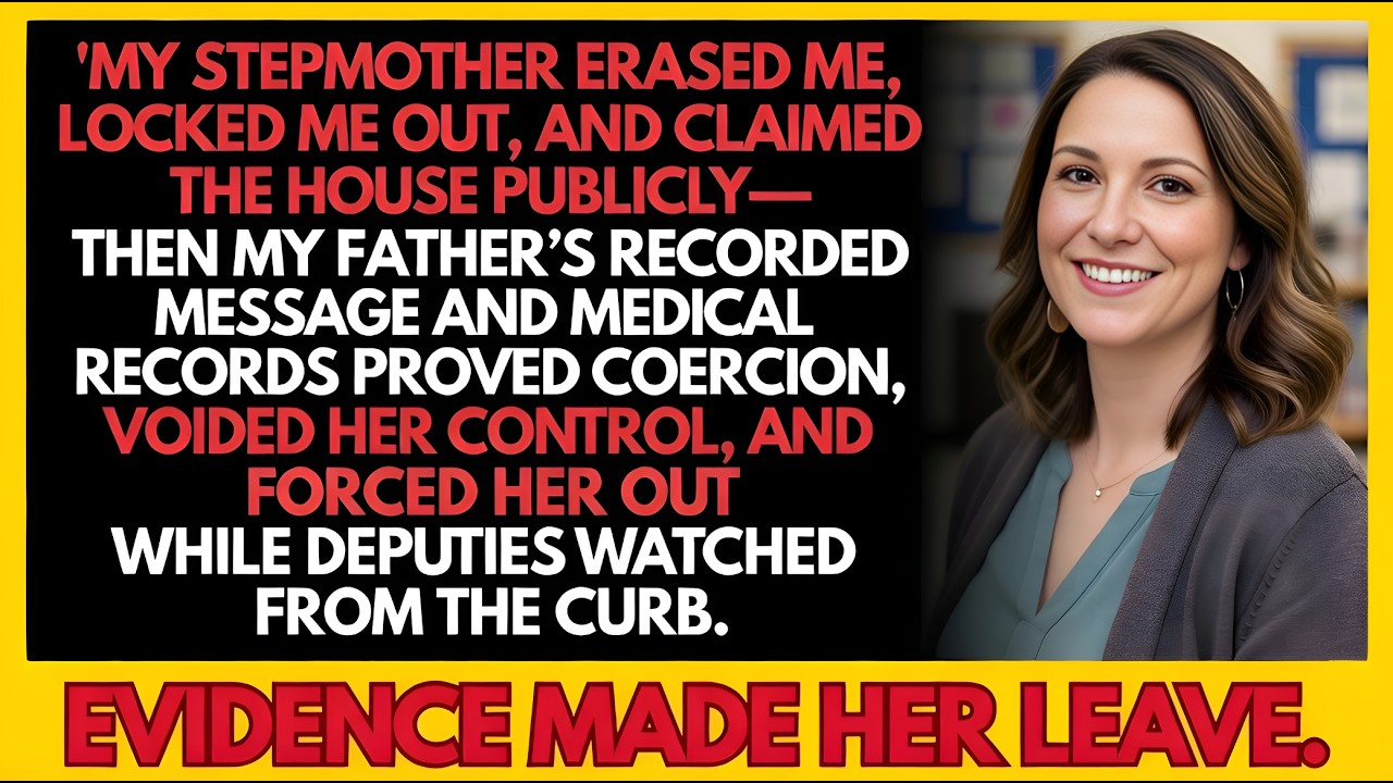 💔 My Stepmother Changed the Locks — Then the Court Gave Me the HOUSE