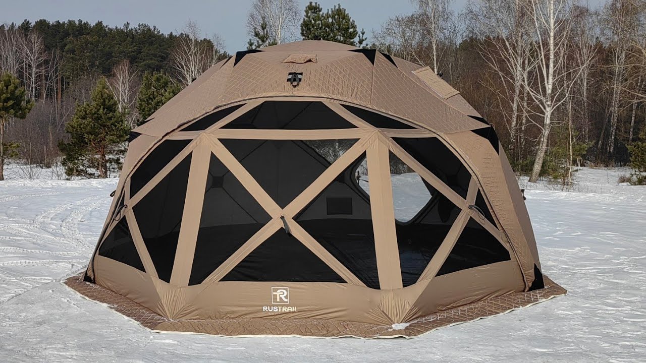 Обзор Универсальной палатки 4 Сезона Yurta 420 Panorama В новом песочном цвете. ‼️