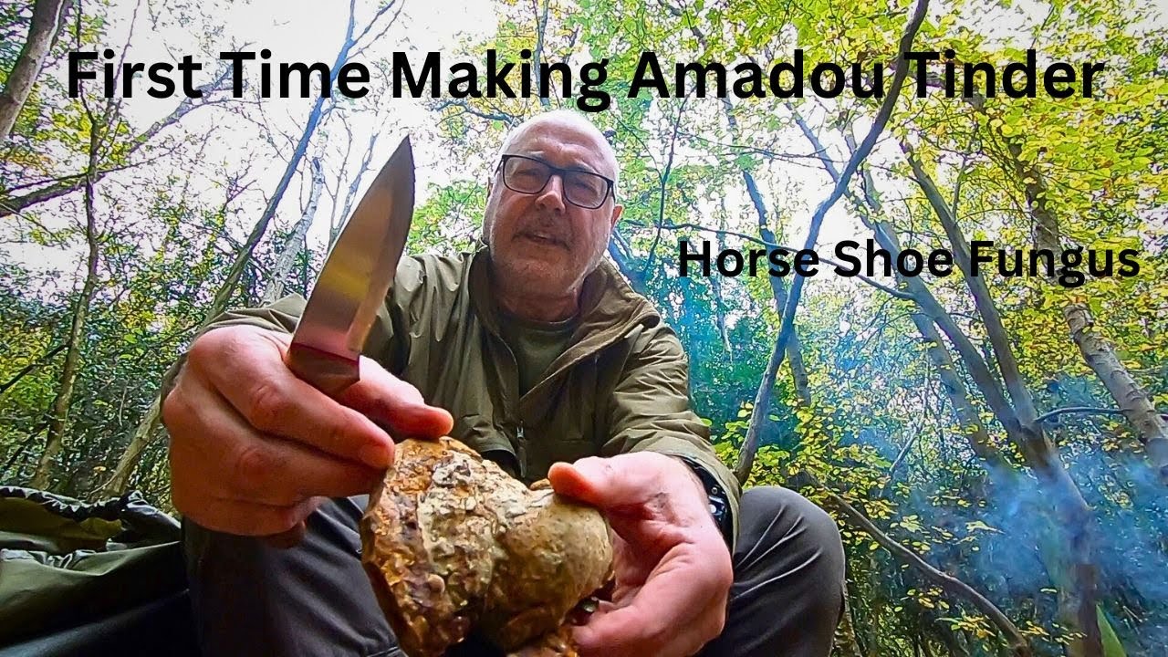 First Time Making Amadou/Horse Shoe Fungus/Natural Tinder