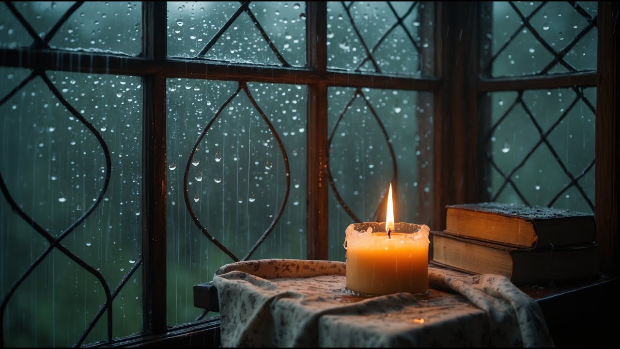 All Night Rain | A Quiet Window Refuge for Reading, Sleep & Focus
