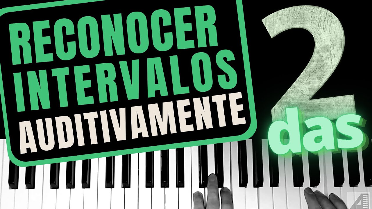 Cómo reconocer segundas mayores y menores auditivamente (intervalos - tono y semitono)