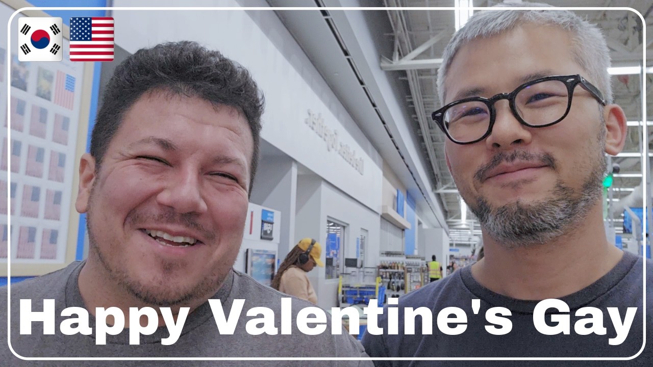 한미 게이부부 발렌타인 데이, 짜장면 먹방, 두부김치 만들기 / Korean & American Husbands: V-day, Jjajang Mukbang, Dubu kimchi