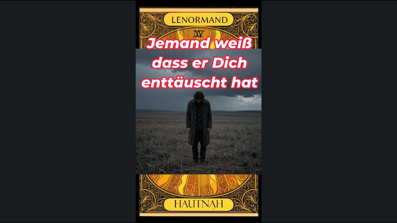 Jemand 👀weiß, dass er Dich enttäuscht hat😶😮