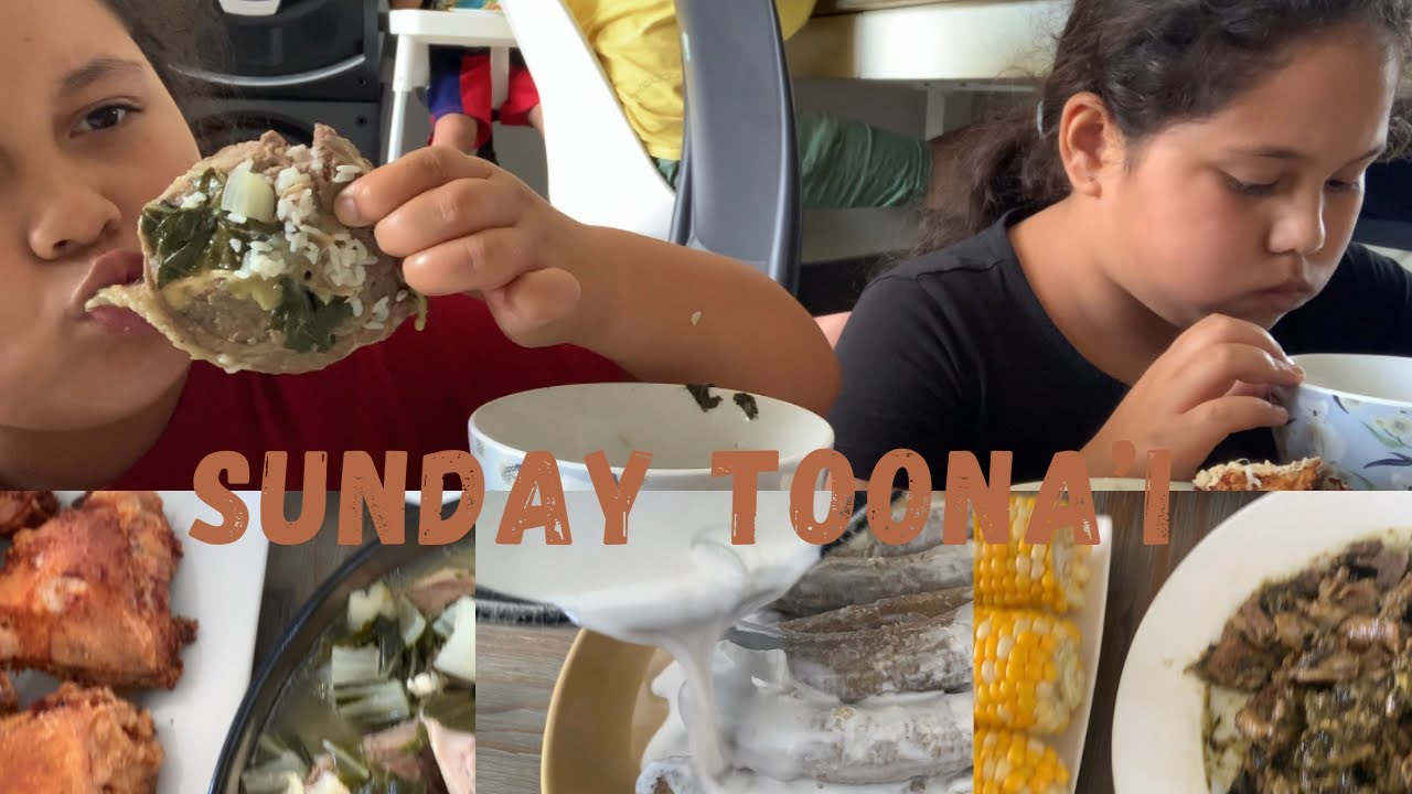 Sunday Toonai_Vlog5 - Our favourite dishes that we grew up eating on most Sundays in Samoa