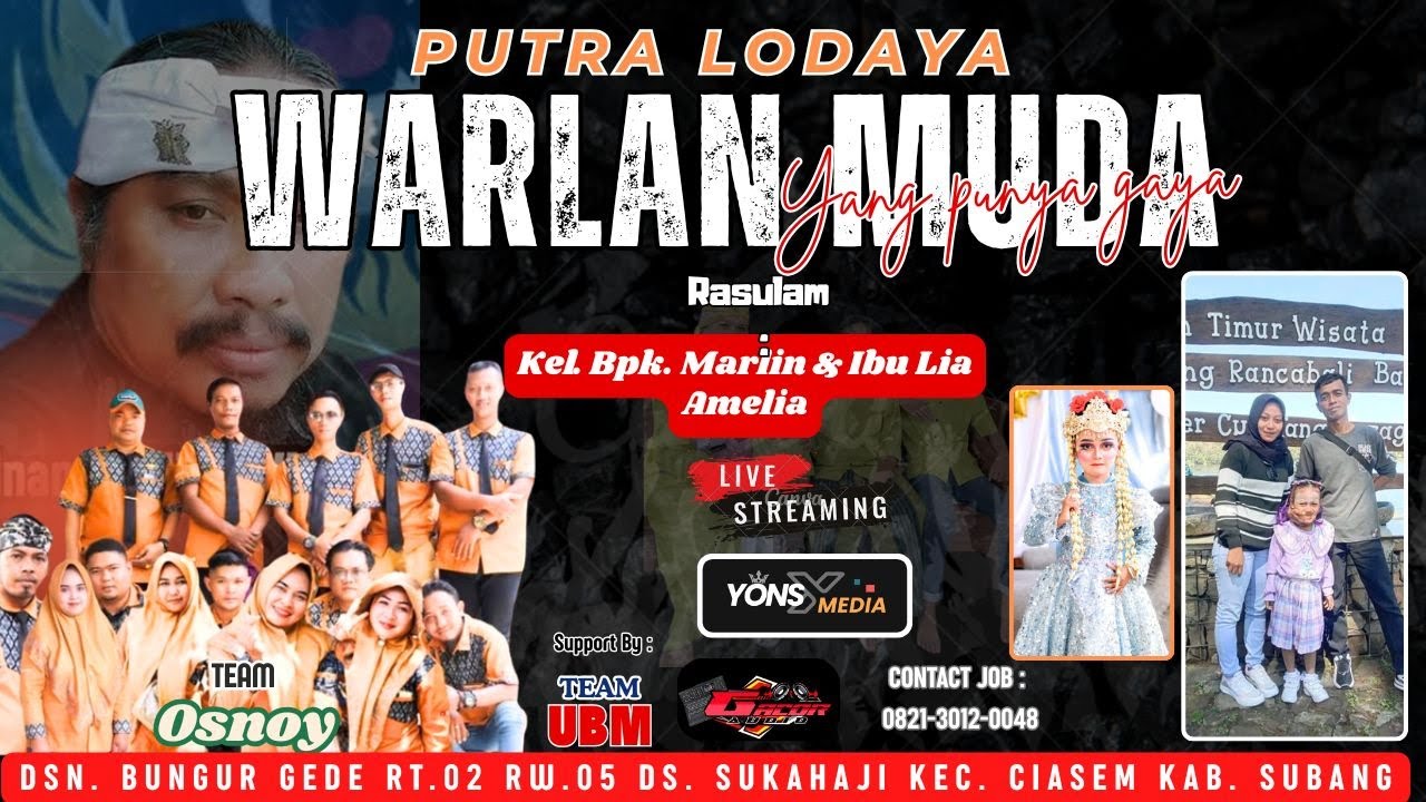 🔴 LIVE WARLAN MUDA | THE LEGEND OF PANTURA | SABTU, 29 NOV 2025 | DS. SUKAHAJI - CIASEM - SUBANG
