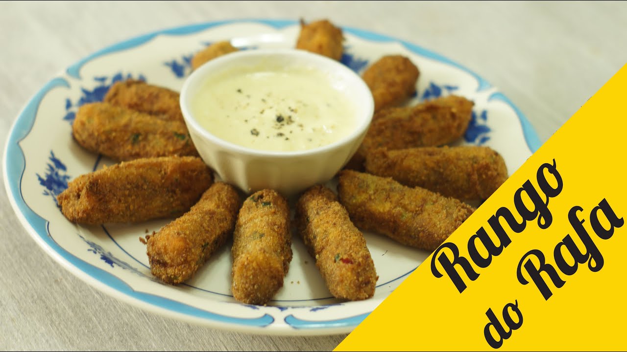 Croquete de Carne Seca com Abobora - Rango do Rafa