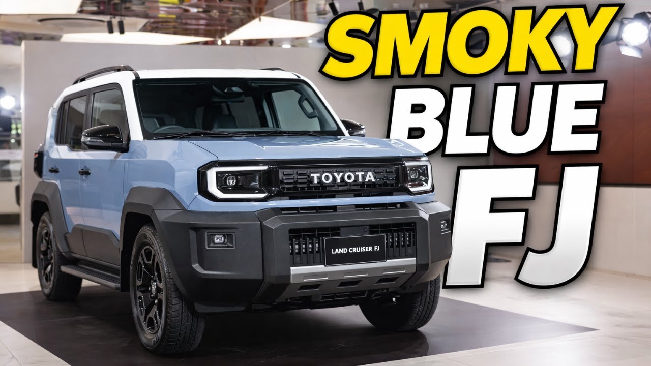 Toyota Land Cruiser FJ в цвете &laquo;дымчато-синий&raquo; может стать лучшим новым внедорожником.