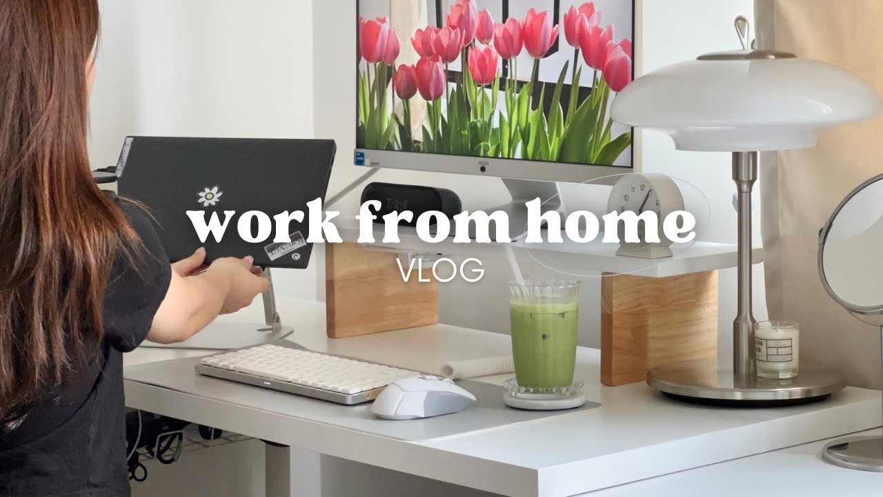 Work From Home Vlog | longer work segment + cooking tom yum fried noodle