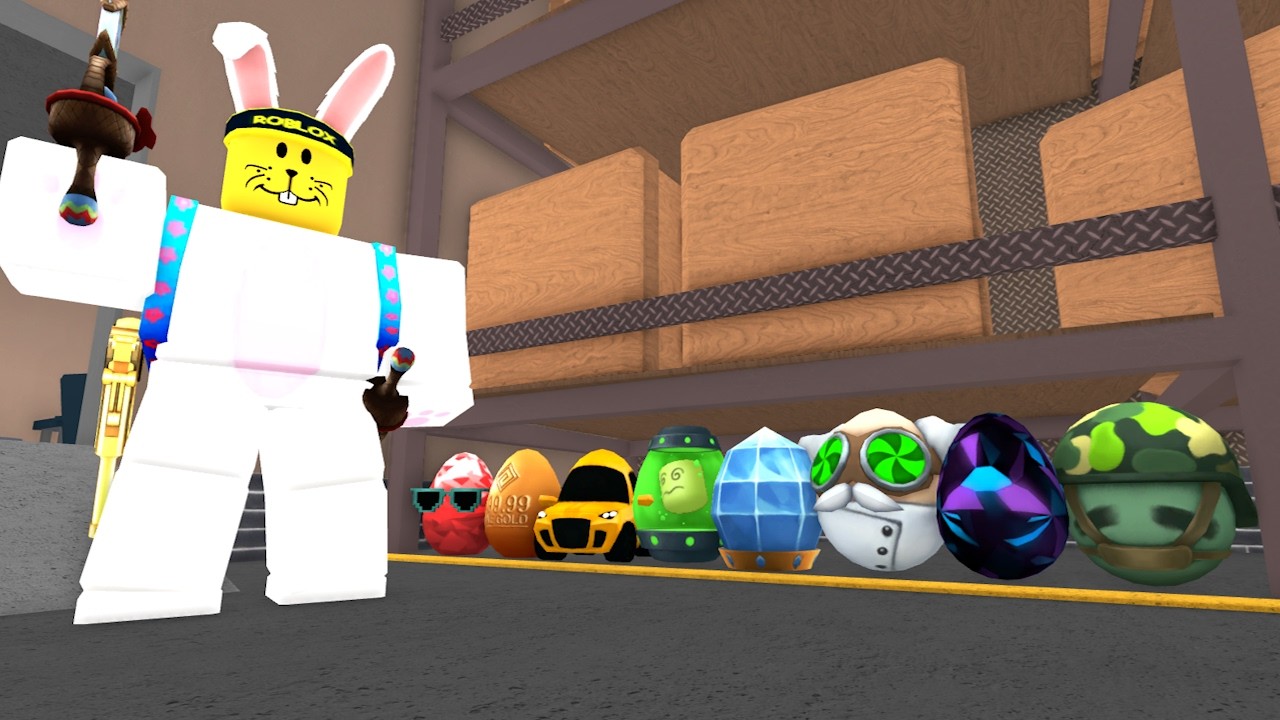 Игра в прятки с пасхальными яйцами в MM2!