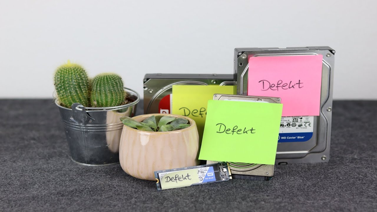 Festplatte DEFEKT?! - SSD/HDD auf Fehler testen!