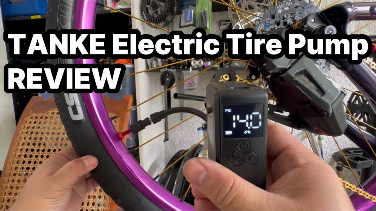 Tanke Electric Tire Pump REVIEW #patscyclecorner