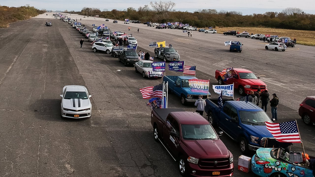 Mega MAGA NYC Drag - National Donald J. Trump Day Car Rally in Brooklyn, New York