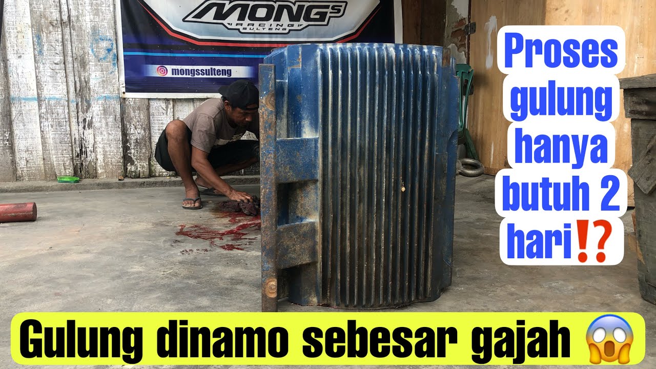 CARA GULUNG DINAMO PENGERAK 3PHASE 150HP RPM 740 ⁉️