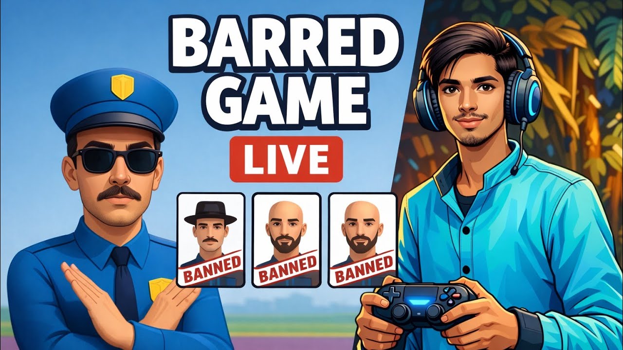 Barred Gameplay With Subscriber 🔥#live