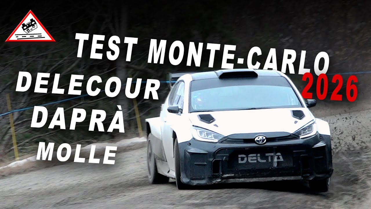 Test Delecour | Daprà | Molle | Monte-Carlo 2026 | Škoda & Toyota Rally2 [Passats de canto]