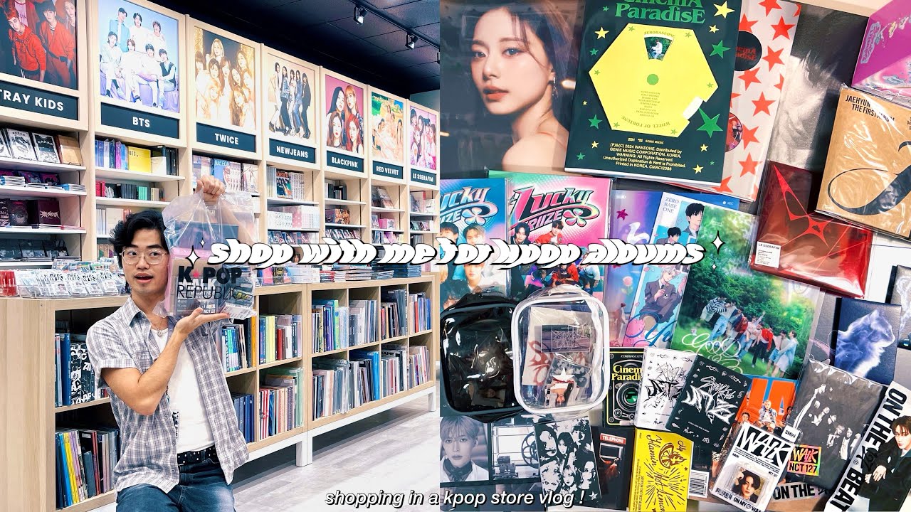 Покупайте вместе со мной новые альбомы KPOP! ✮ Видеоблог магазина KPOP