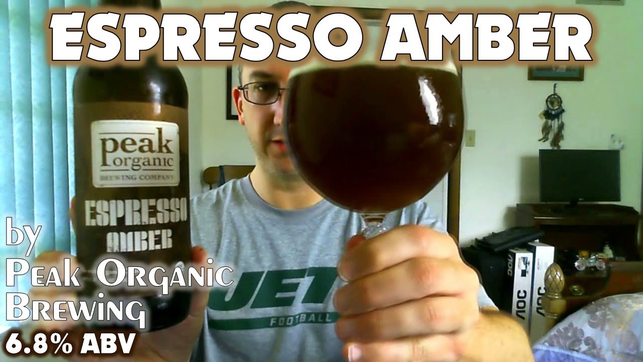 𝗘𝘀𝗽𝗿𝗲𝘀𝘀𝗼☕ 𝗔𝗺𝗯𝗲𝗿 by 𝐏𝐞𝐚𝐤 𝐎𝐫𝐠𝐚𝐧𝐢𝐜 𝐁𝐫𝐞𝐰𝐢𝐧𝐠 (not all coffee beers are stouts!)