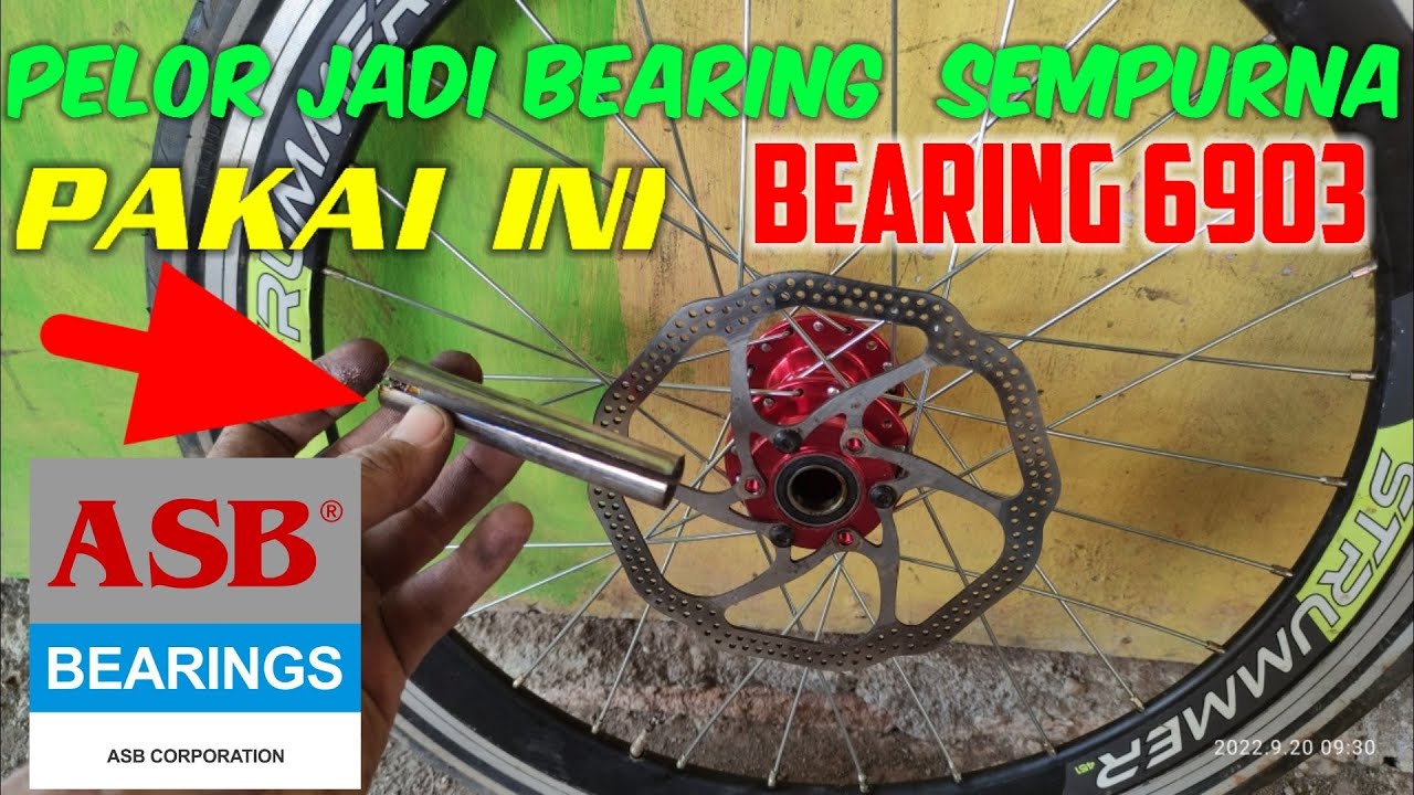 Tutorial Hub Pelor Modif Bearing 6903 Merk ASB || Cara Upgrade Bearing Hub Freehub Loncer