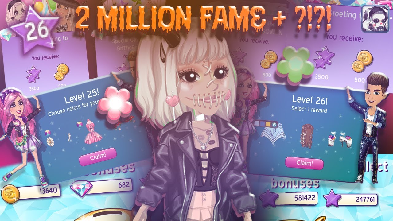 Claiming 2+ Million Fame On MSP ! Leveling & more ! happy halloween everyone 🤍🌷