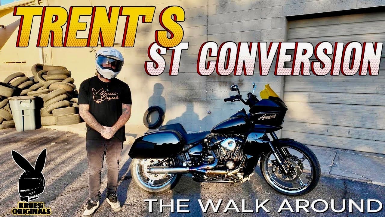 Walk around, Trick Bike Trents M8 softail, FXFBS,  @Advanblack ST conversion - Kruesi Vlog #135