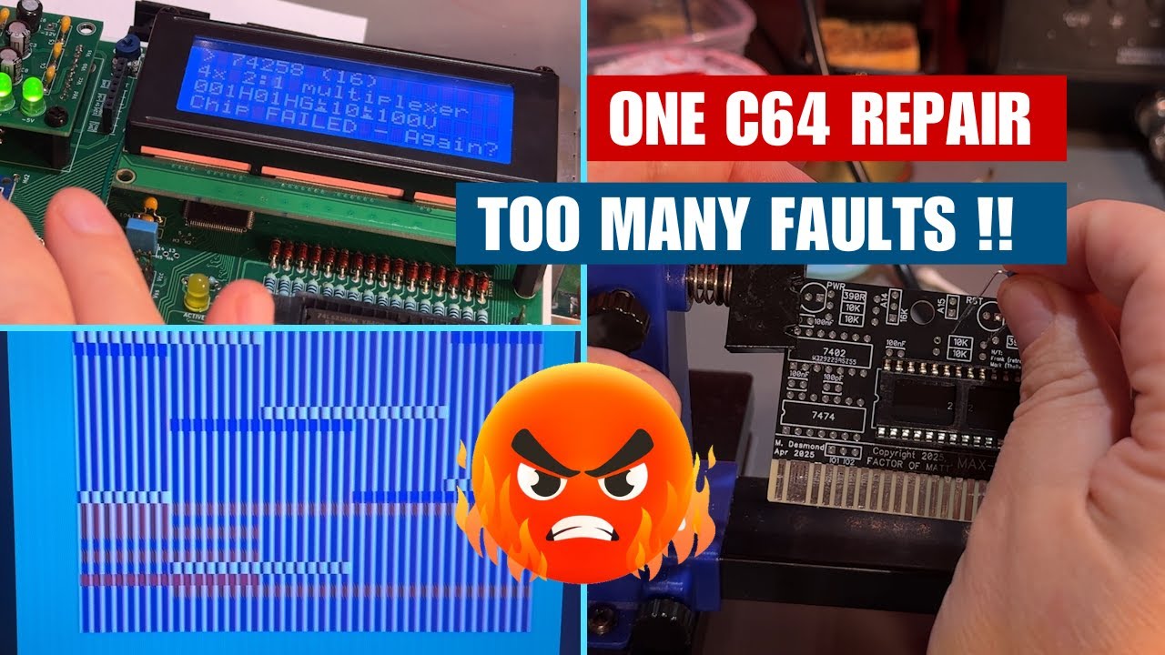 DEAD COMMODORE AGAIN!  Building a DesTest MAX-Switch might help